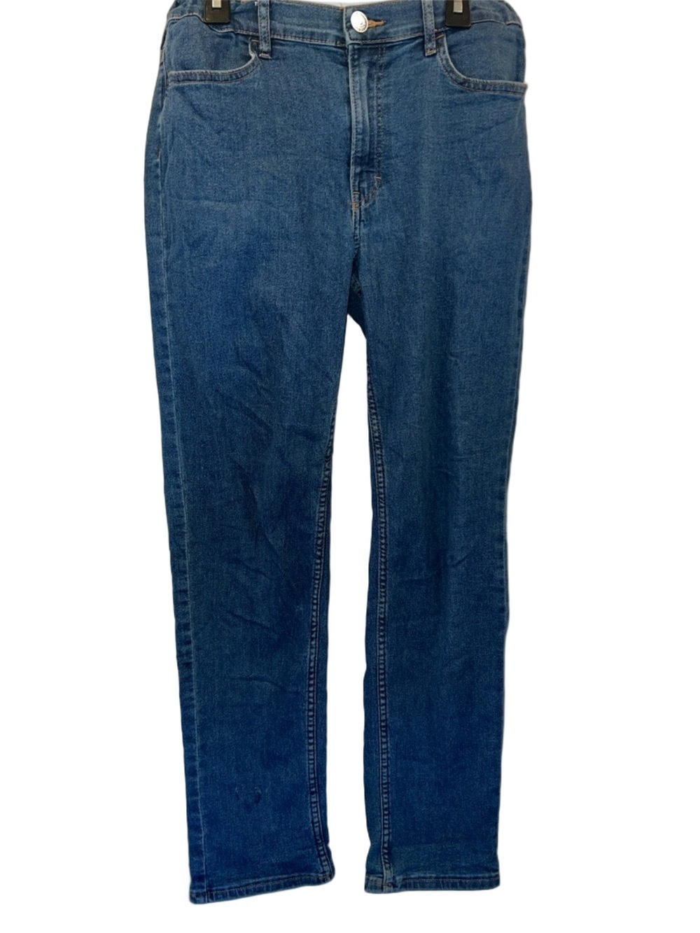 H&M Big Kids Blue Skinny Fit, Straight-Leg Denim Jeans. (0010)